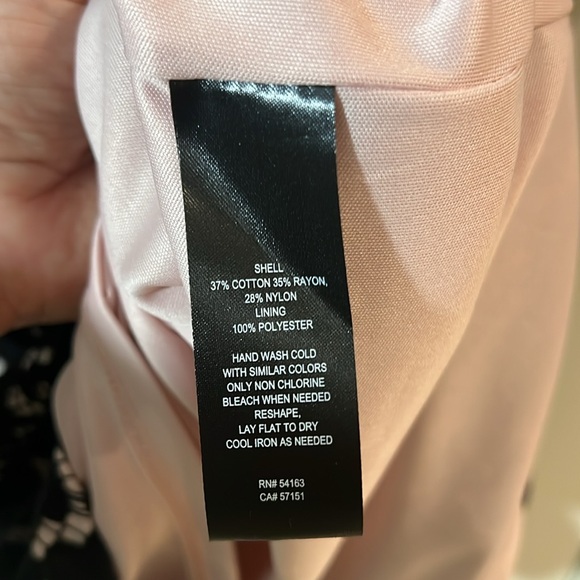 Jessica Howard Lace Dress Black Light Pink NWT - Picture 7 of 10